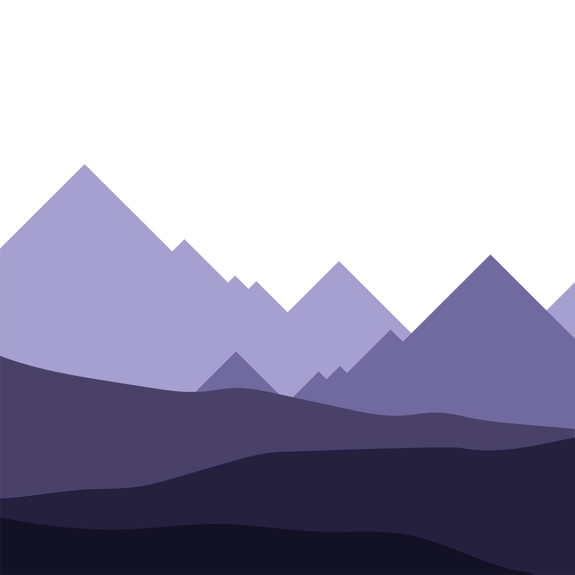 purple mountains landscape vector design 1890575 Vector Art at Vecteezy
