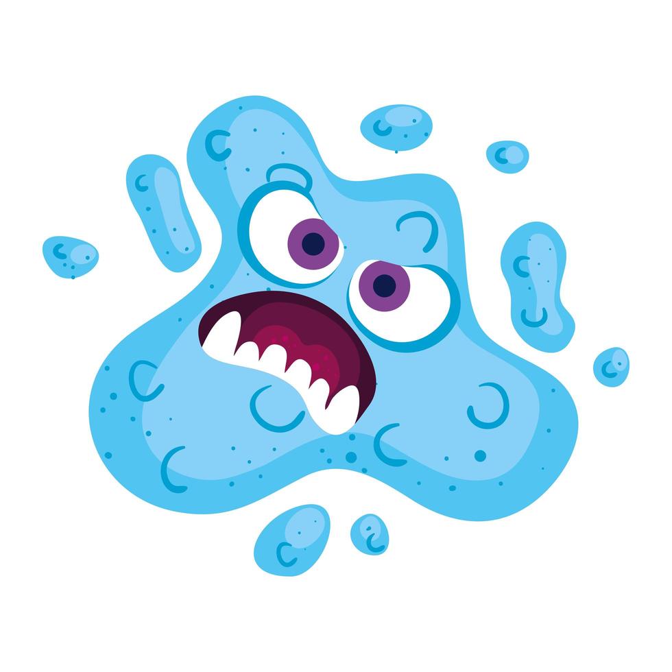 Virus cartoon vector design