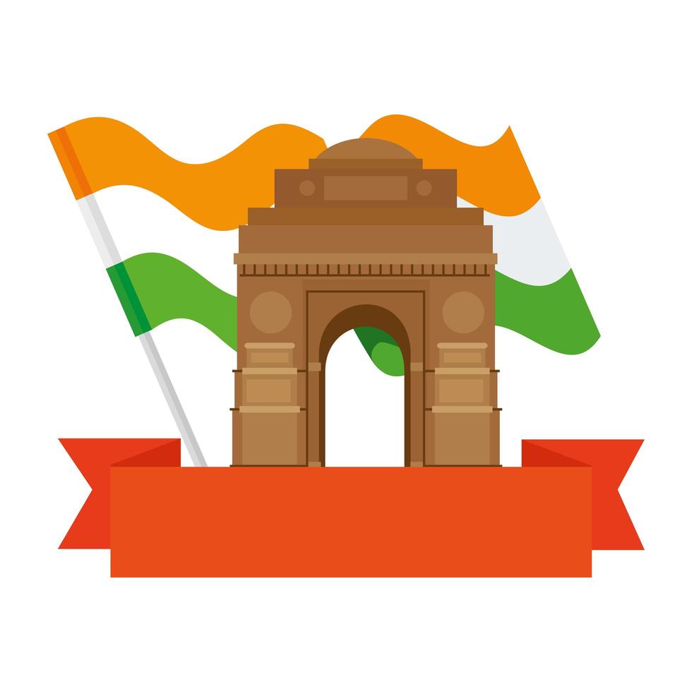 india gate, famous monument with flag of india and ribbon 1892611 Vector Art at Vecteezy india gate, famous monument with flag of india and ribbon 1892611 Vector Art at Vecteezy