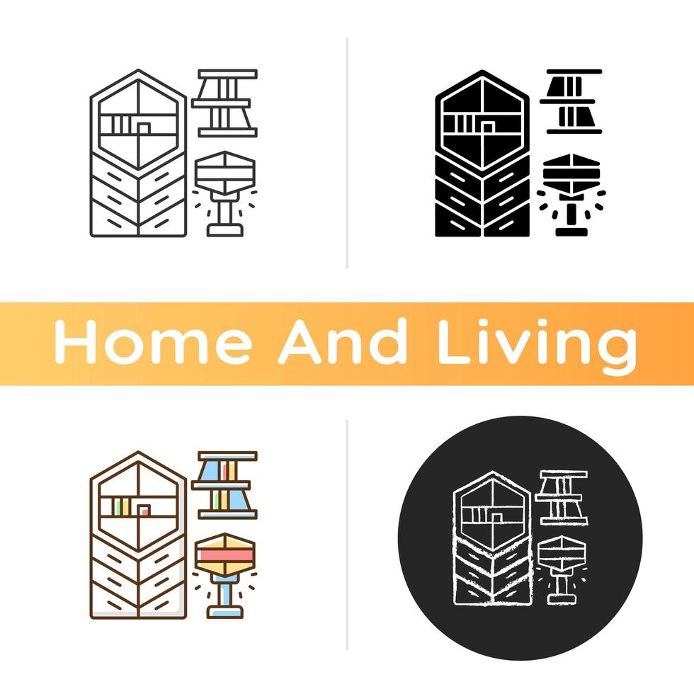 Modern furniture icon vector