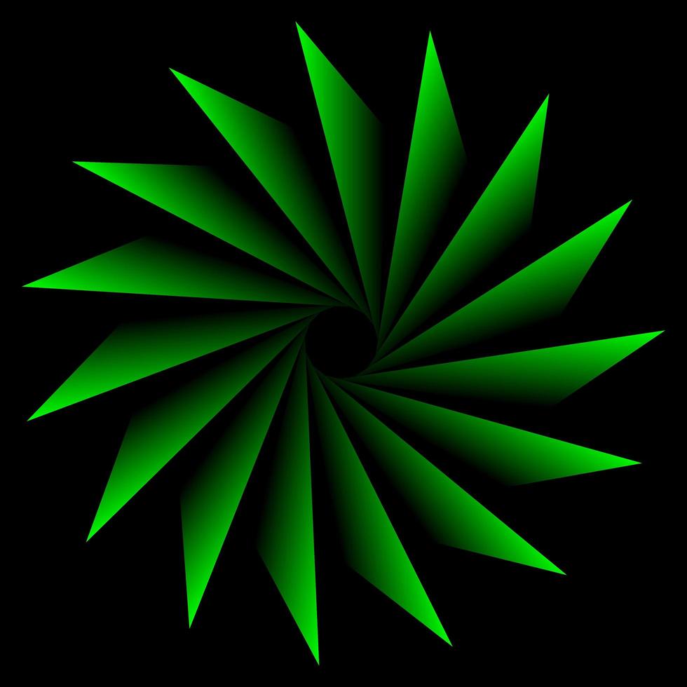 Abstract origami circular transitions vector