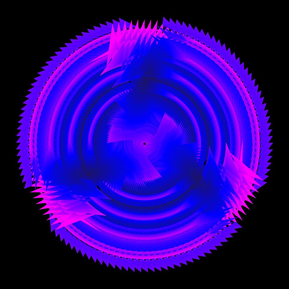 círculos abstractos fluidos coloridos vector