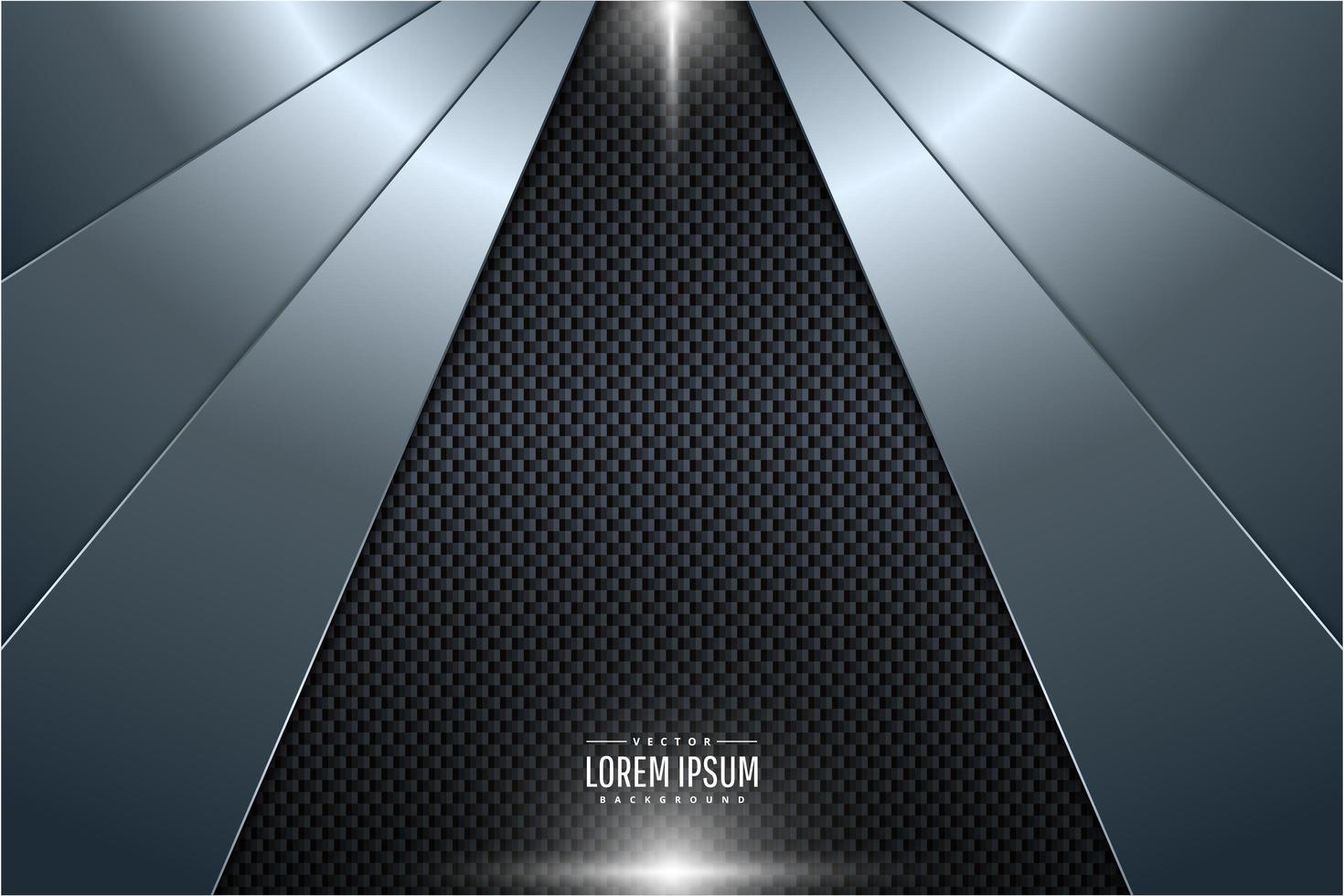 Grey technology background vector