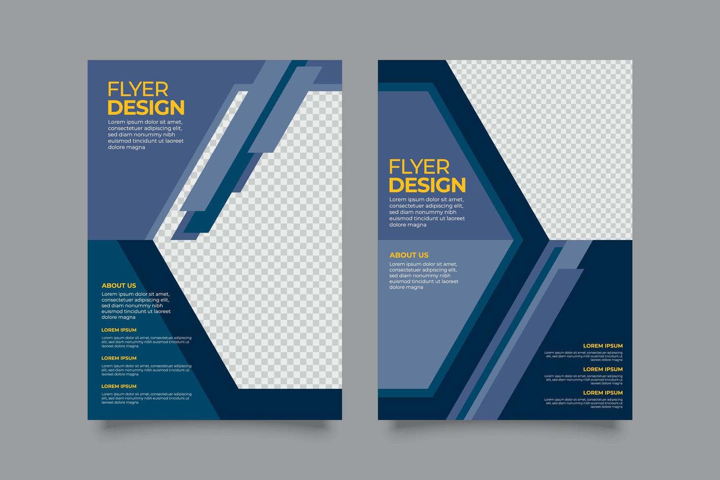 Business Flyer Design Template vector