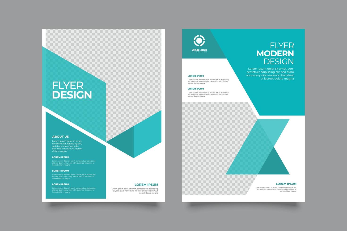 folleto de marketing empresarial creativo profesional vector