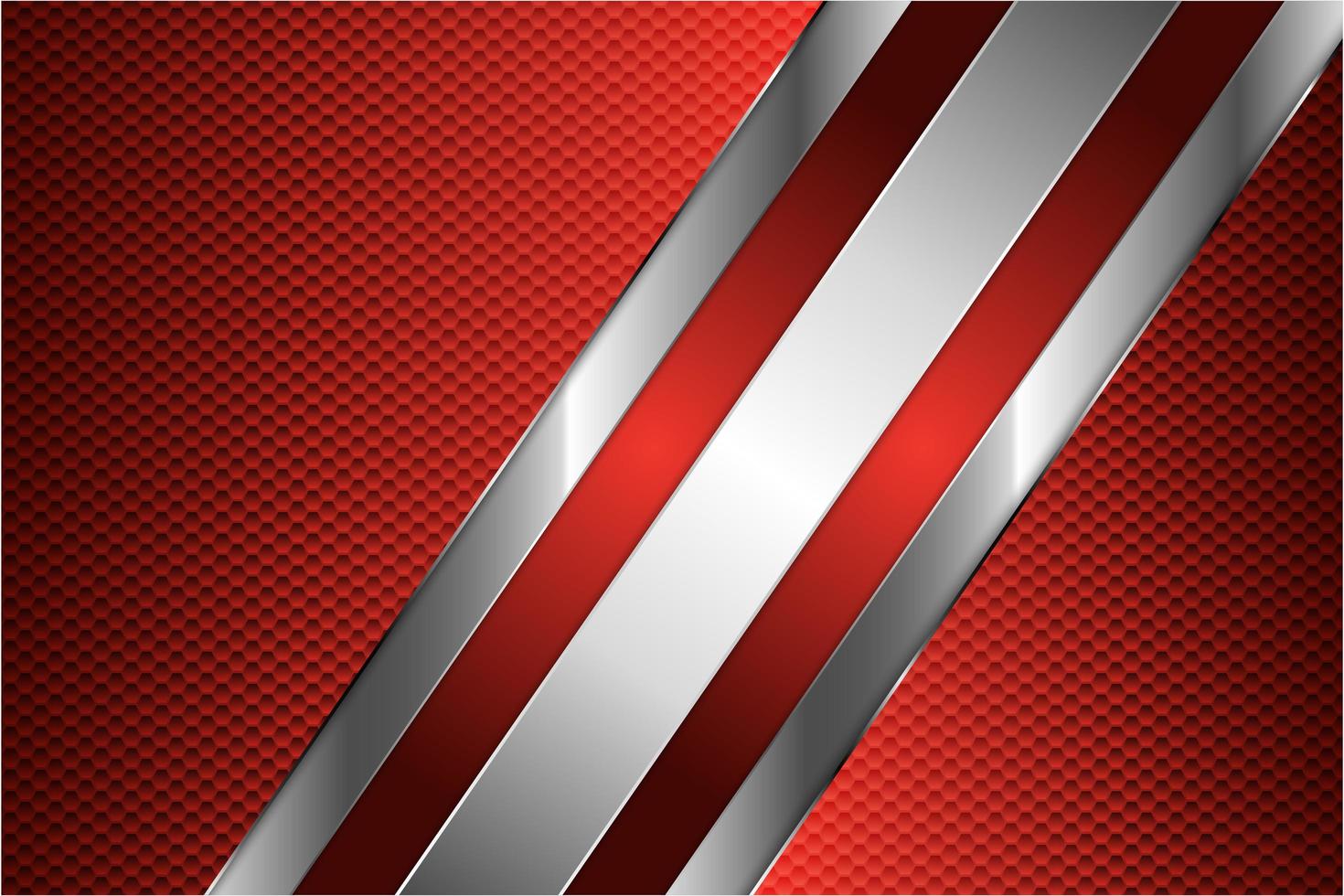 Red metallic background vector