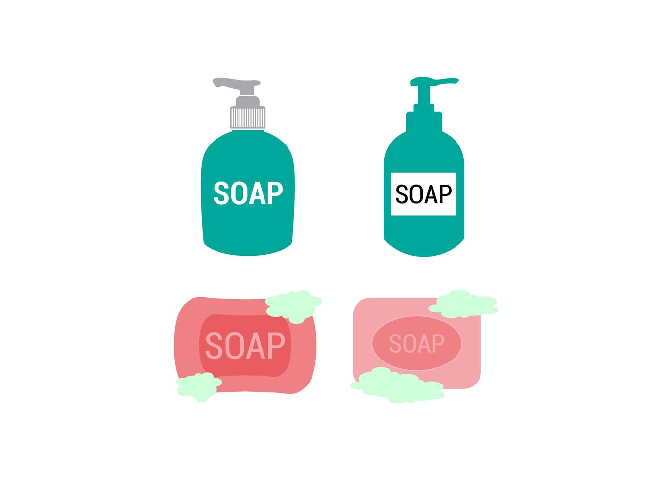 Soap icon design set vector