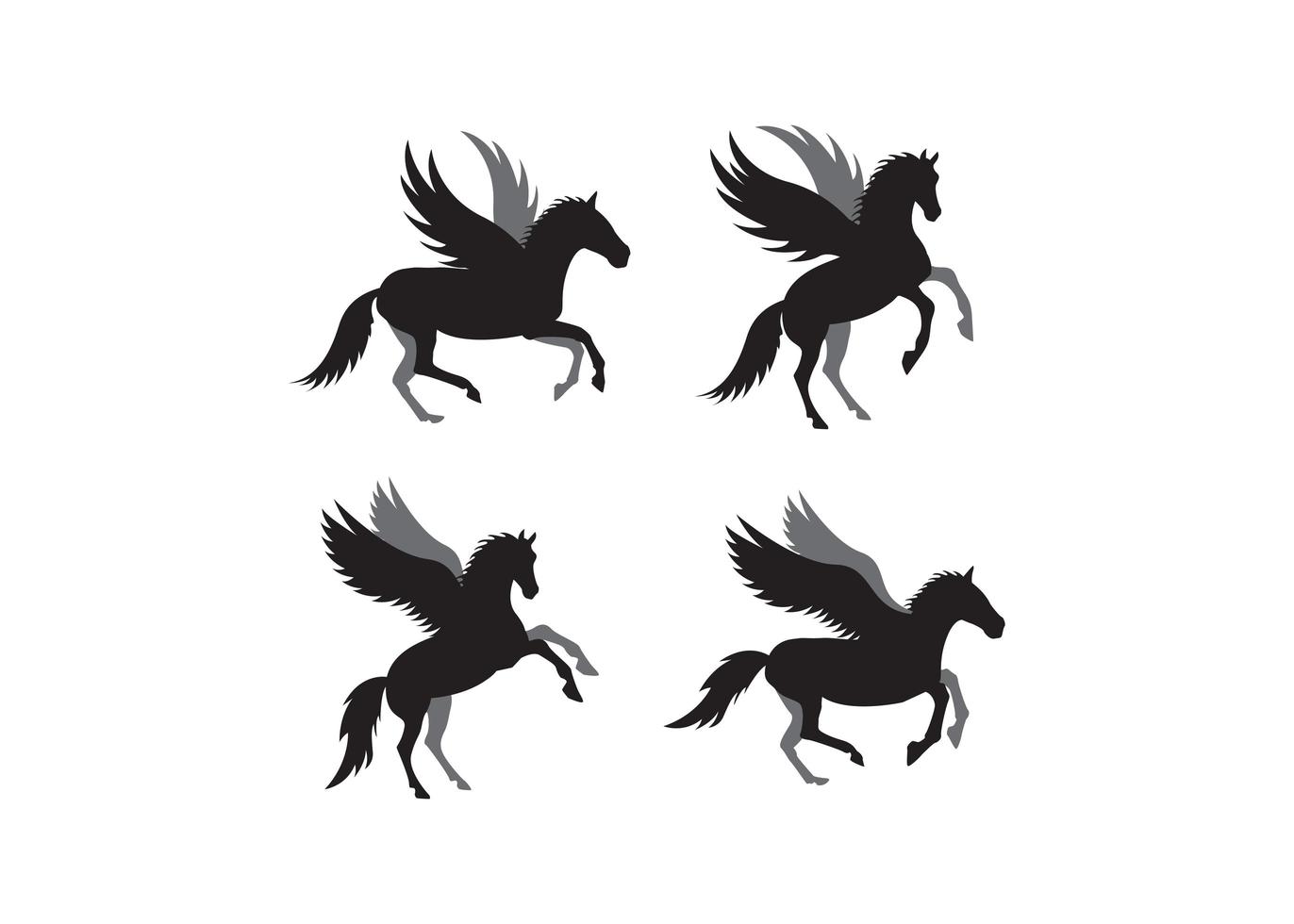 Unicorn icon design template vector isolated illustration