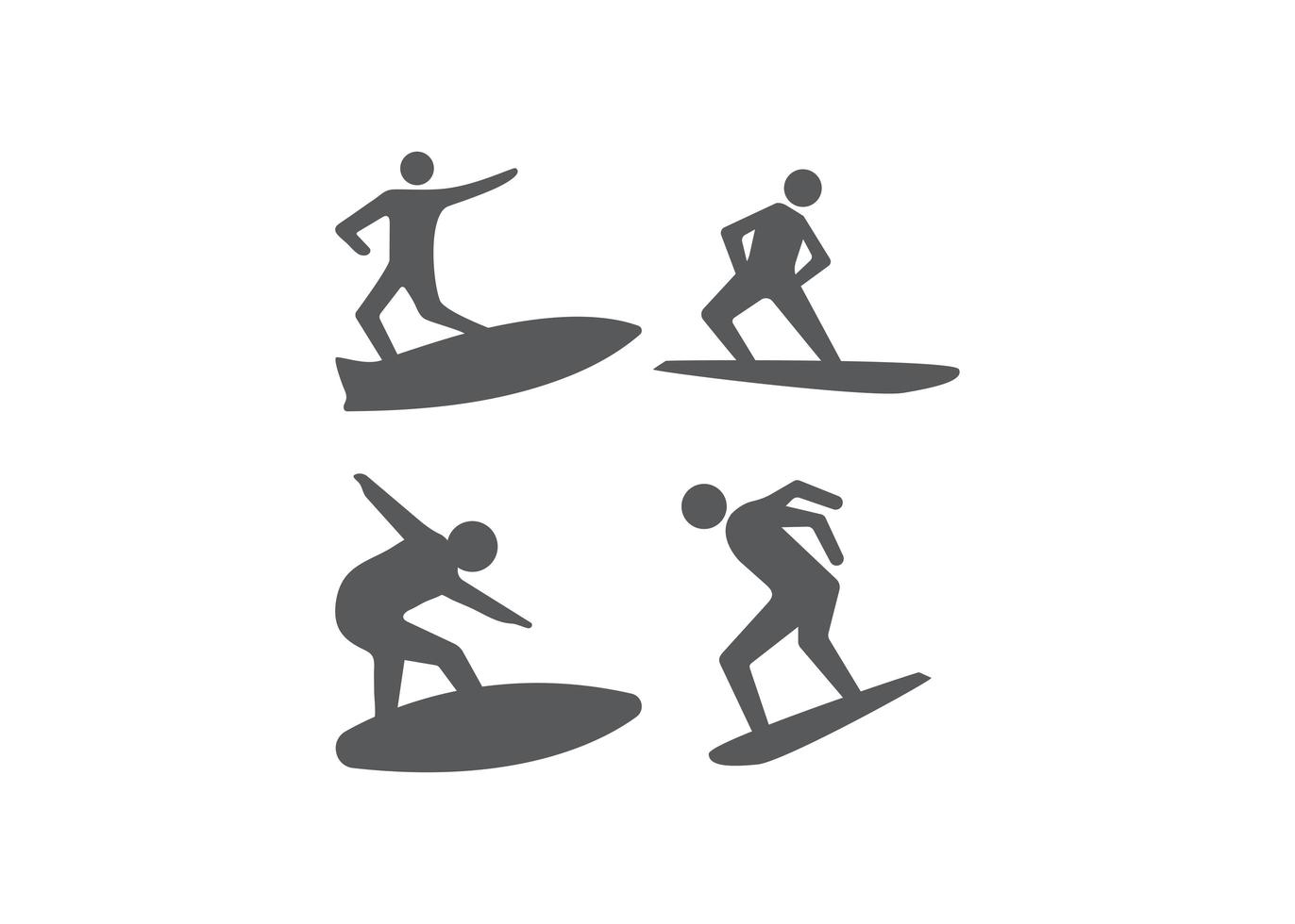 Surfing icon design template vector isolated illustration