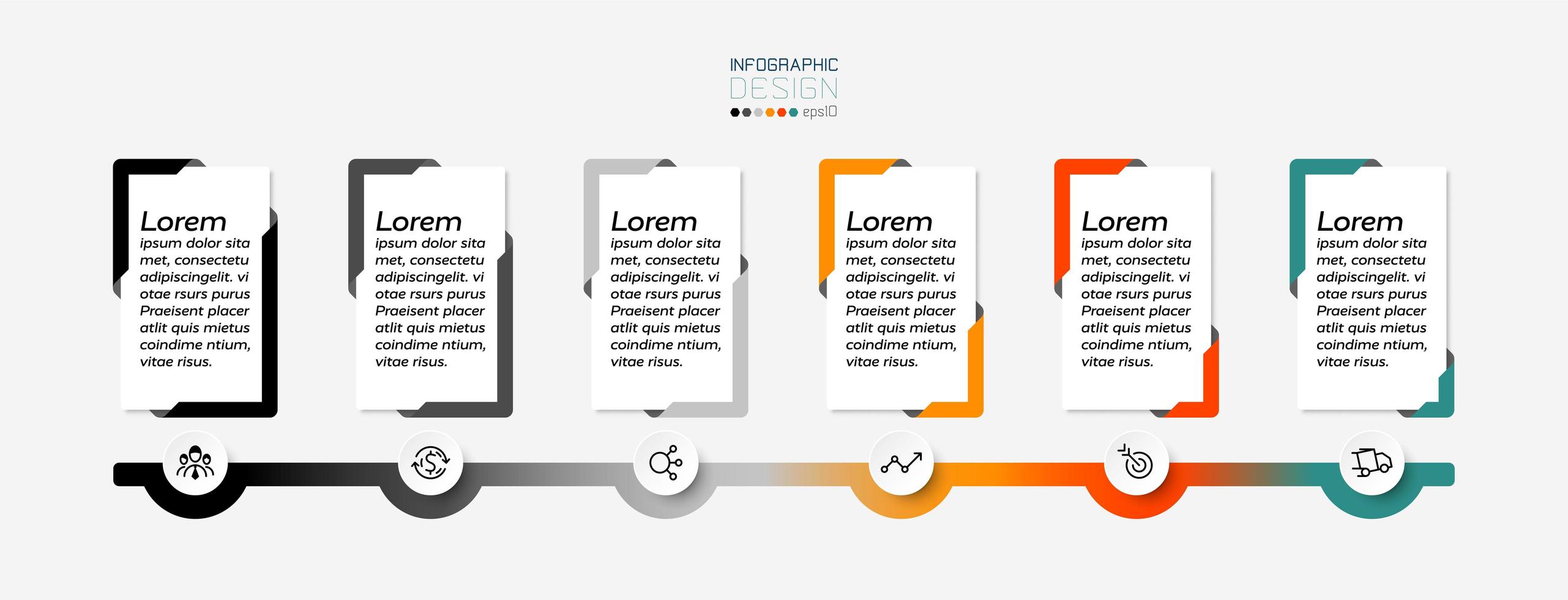 el cuadro de mensaje rectangular se puede utilizar para empresas, organizaciones de publicidad o folletos. infografía. vector