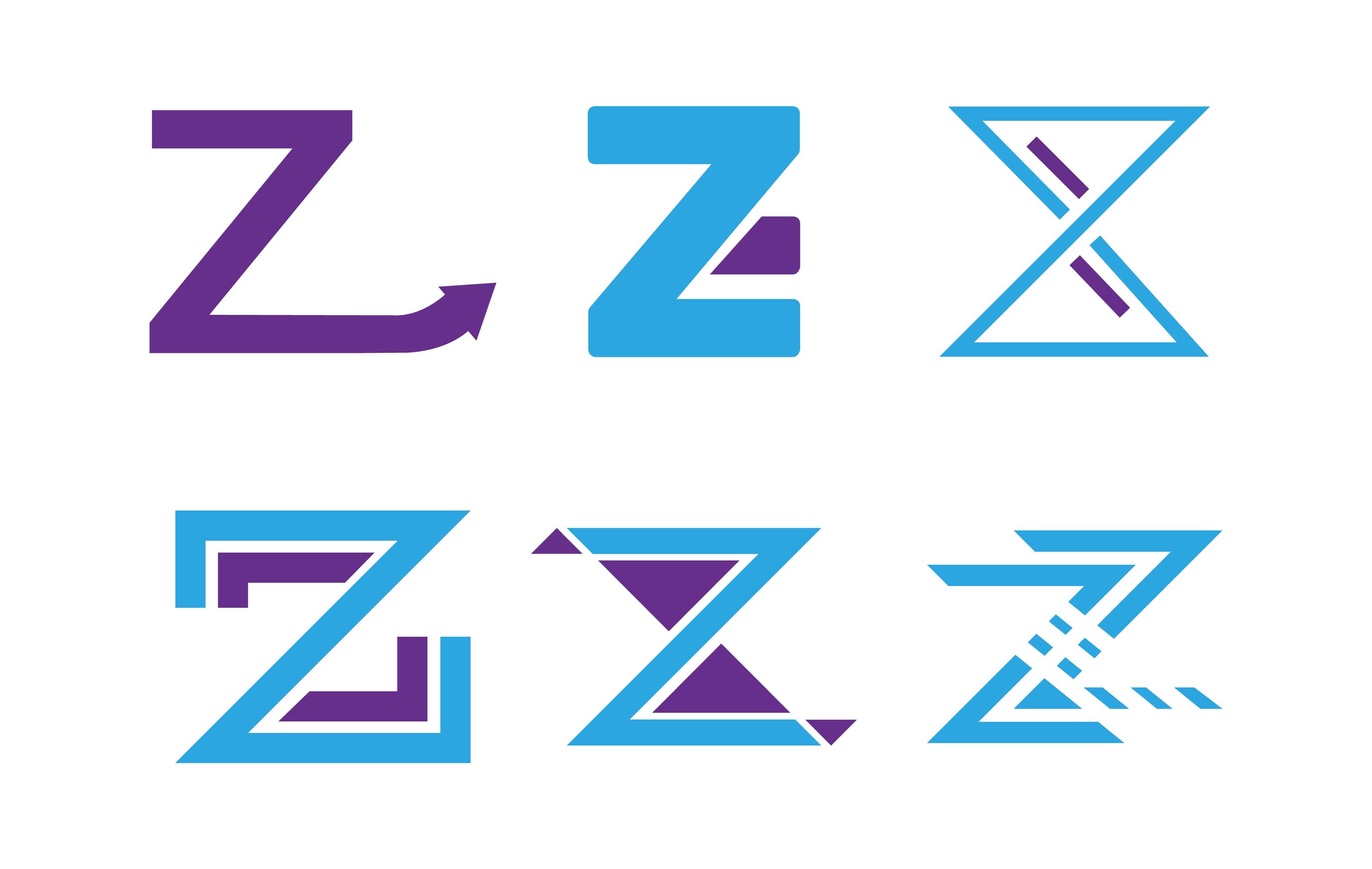 Set of Z letter logos 1893830 Vector Art at Vecteezy