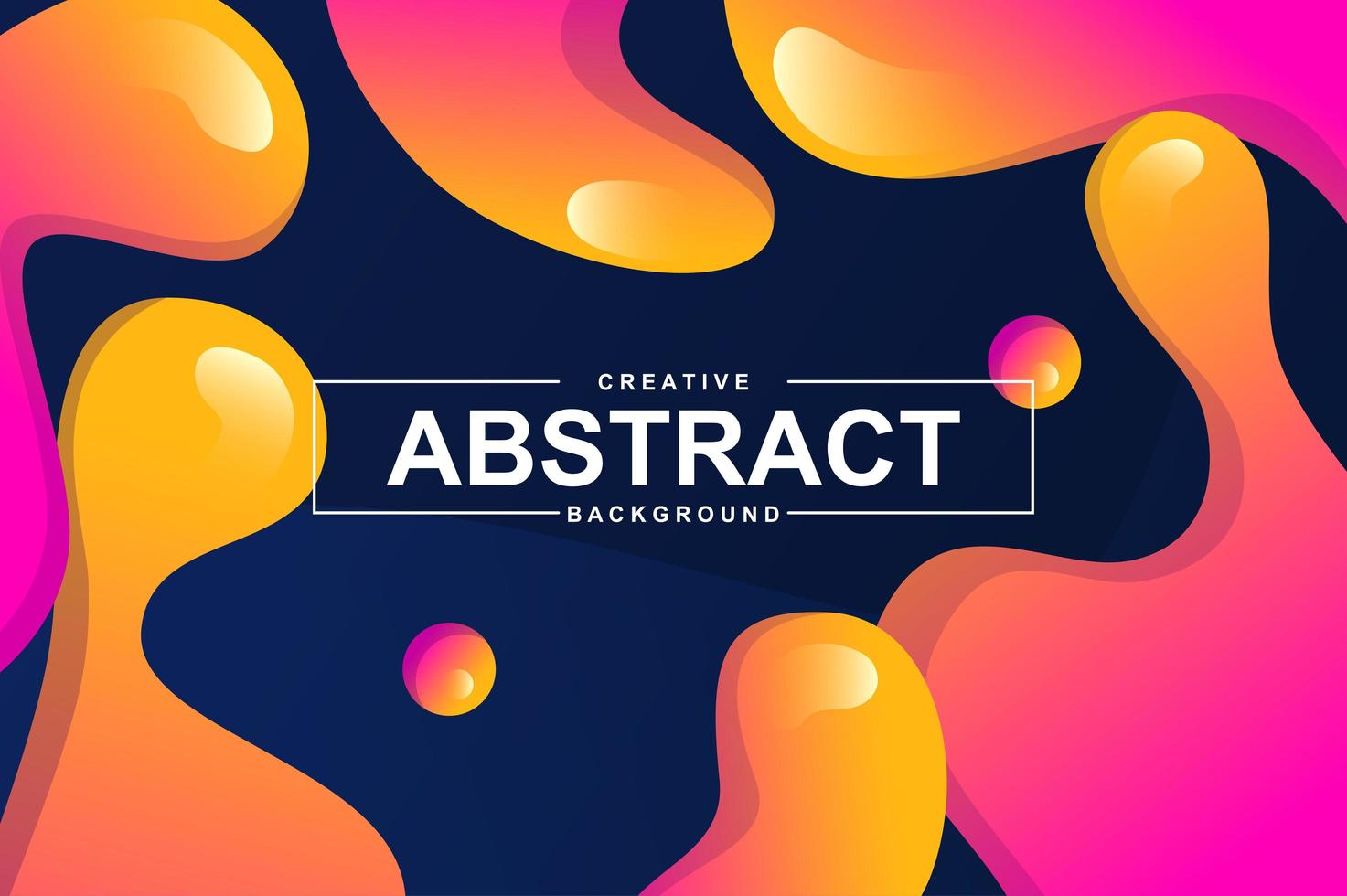 Abstract background design with dynamic liquid shapes. vector