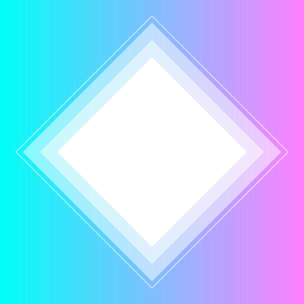 Pastel background and abstract squares vector