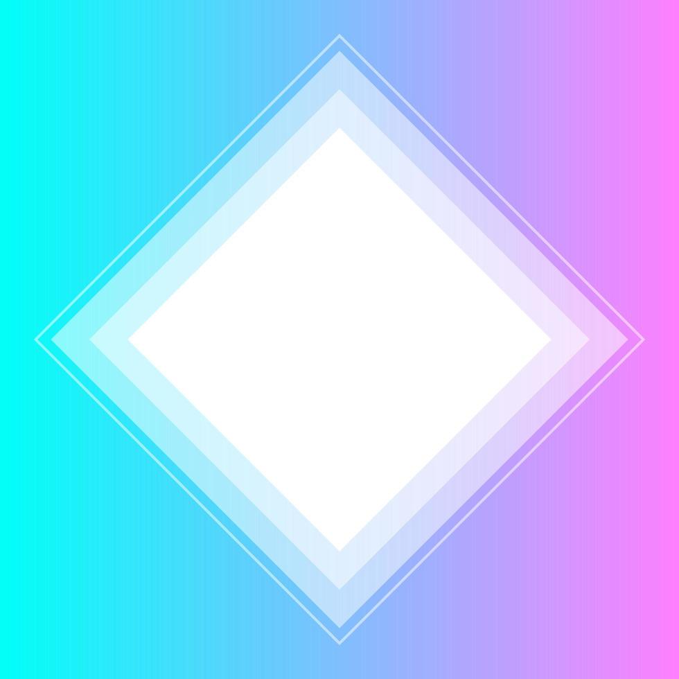 Pastel background and abstract squares vector