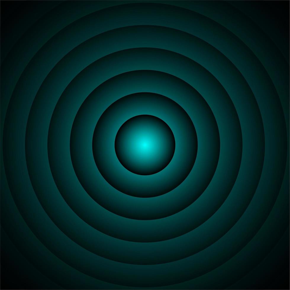 Black and blue abstract circle illusion vector