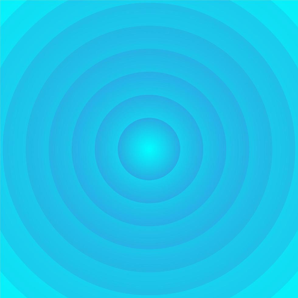 Sky blue abstract circle illusion vector