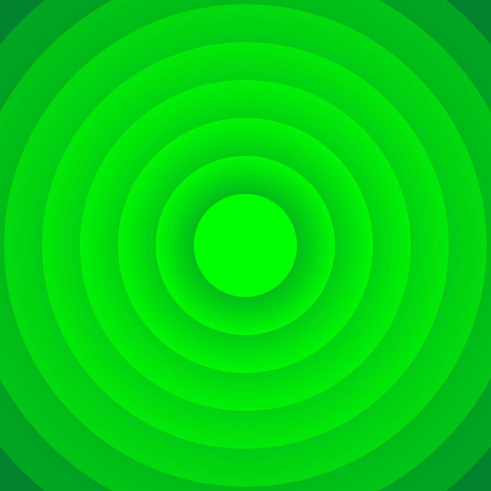 Green abstract circle illusion vector