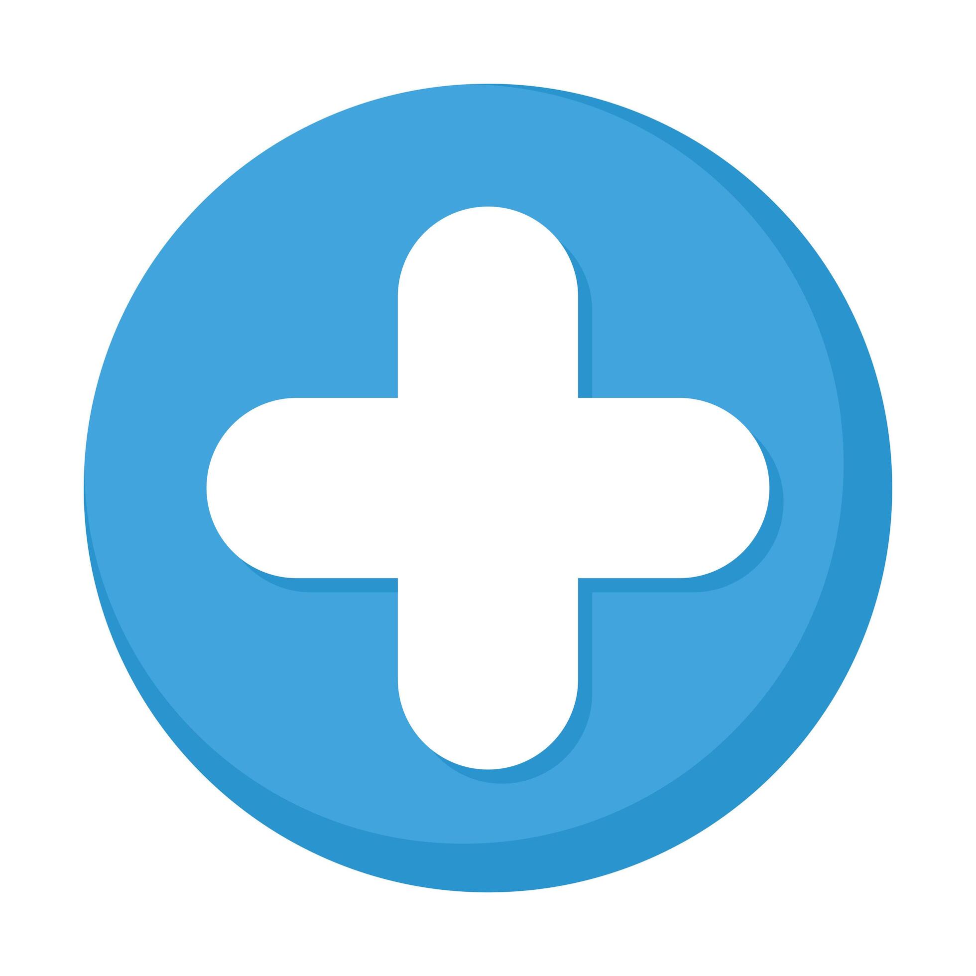 plus symbol button isolated icon 1895061 Vector Art at Vecteezy