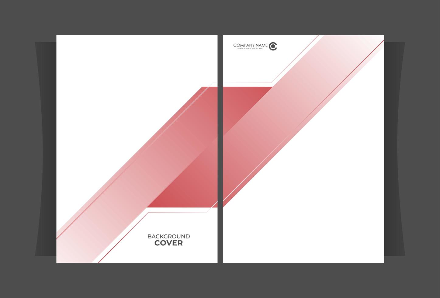 modern minimalist cover background design vector
