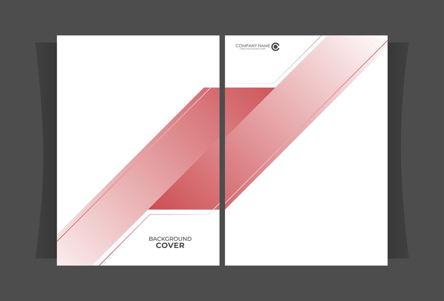 modern minimalist cover background design vector