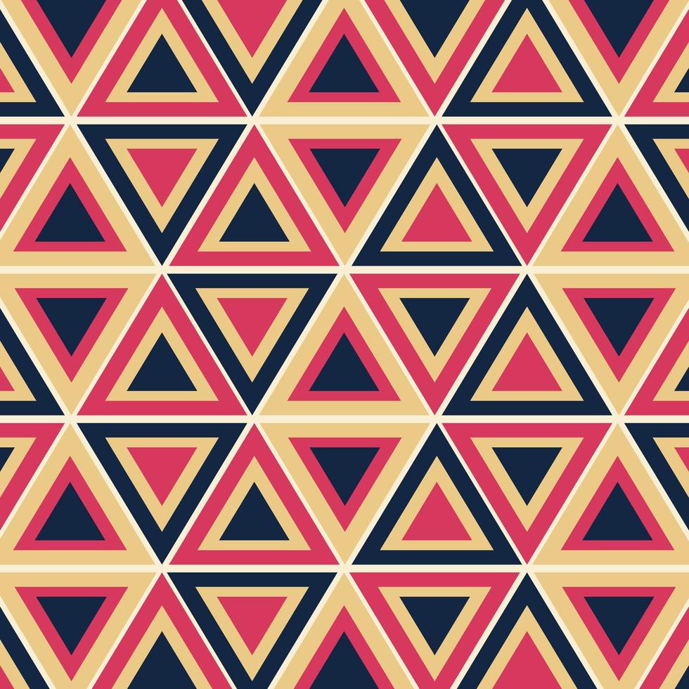 Retro geometric pattern vector, abstract retro background pattern. vector