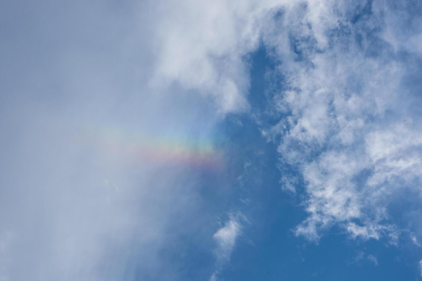 Rainbow in the sky photo