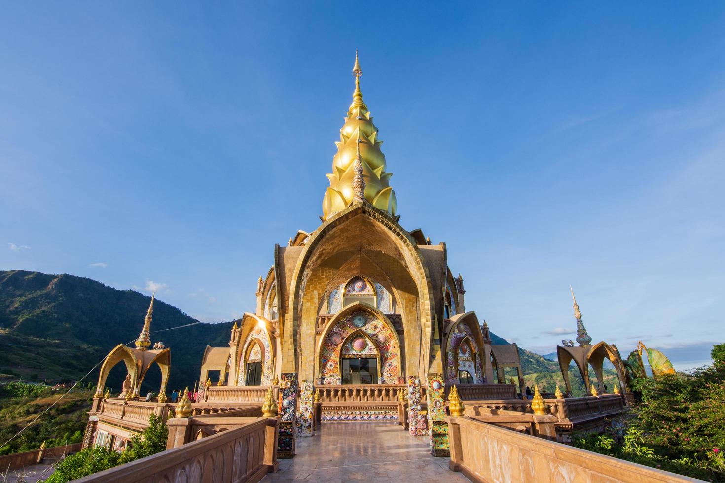 Buildings of Wat Phra That Pha Son Kaeo photo