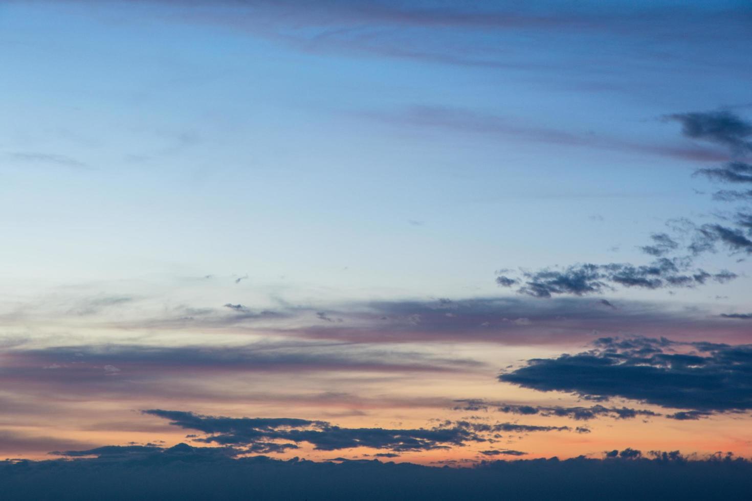 cielo y nubes foto