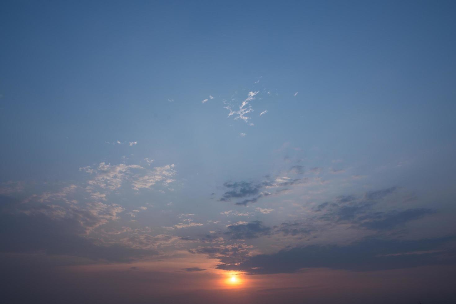 Clouds in the sky photo