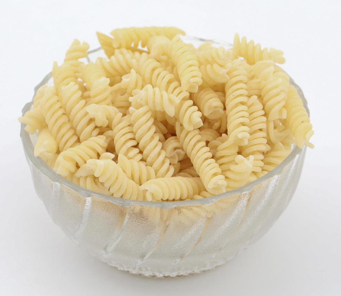 Fresh and healthy raw pasta photo