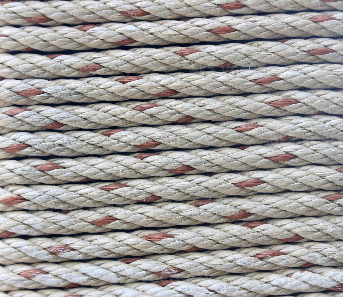 strip of raw old rope texture background photo