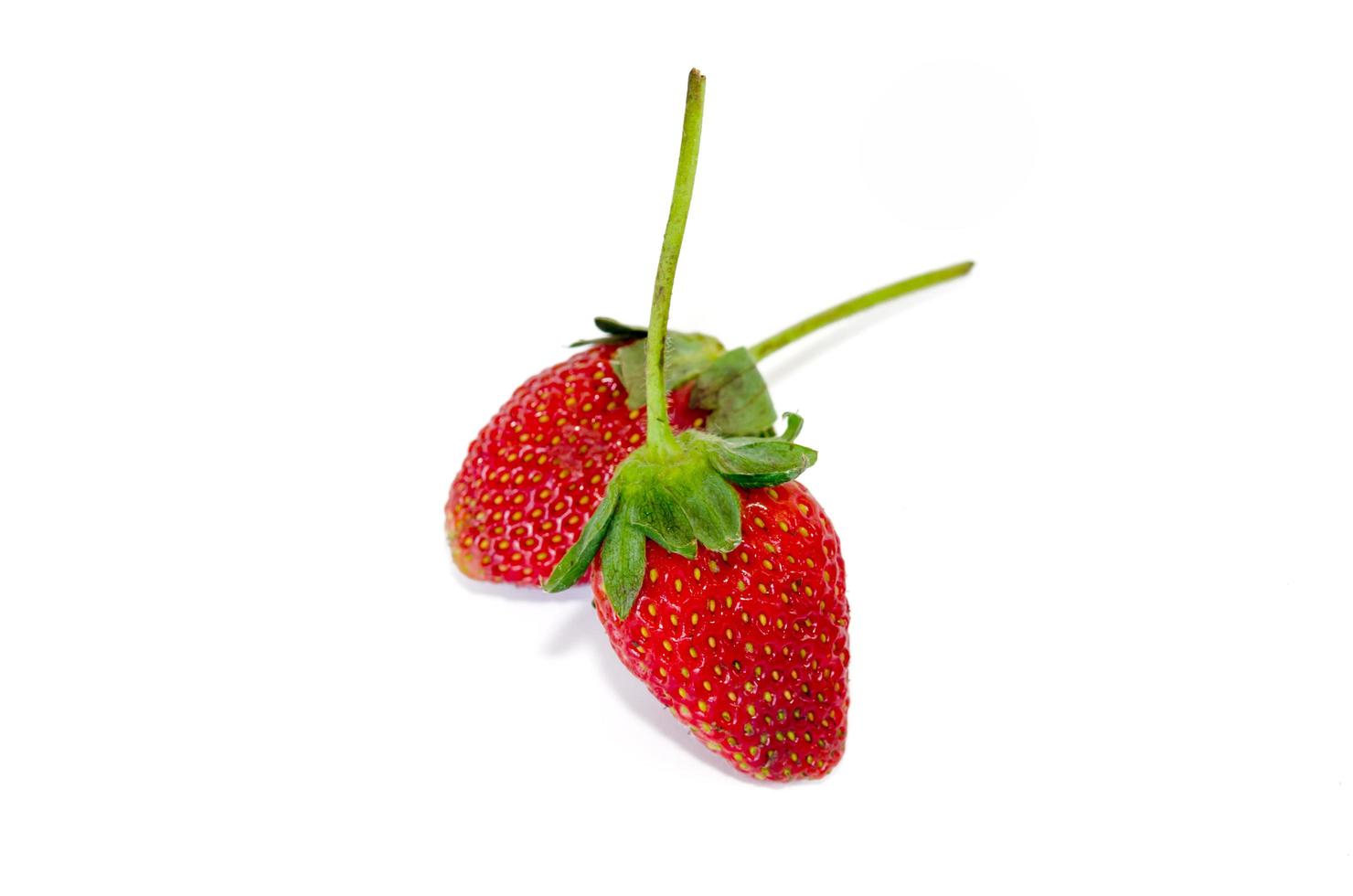 Strawberry isolated white background photo