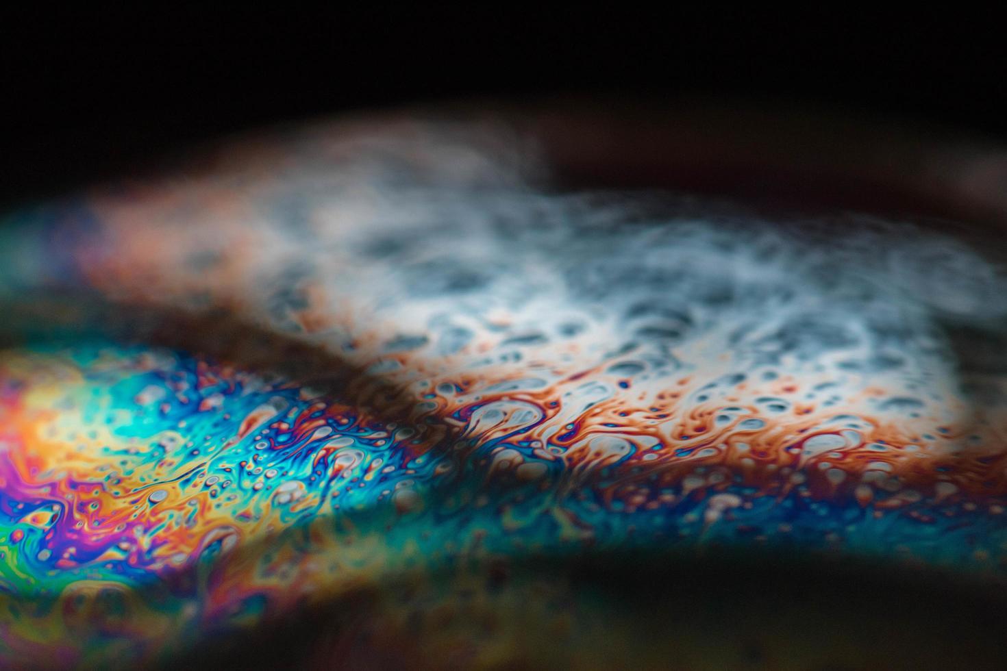 Blue and multicolored surface photo