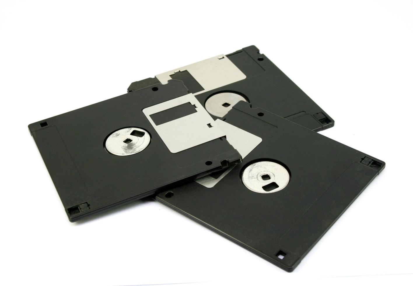 Black floppy disks photo