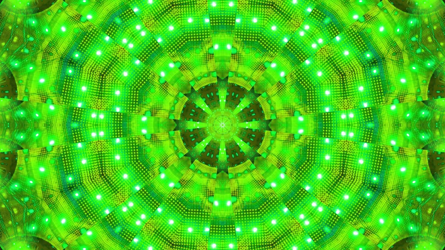 Green blue Blinking kalaidoscope 3d illustration background wallpaper photo
