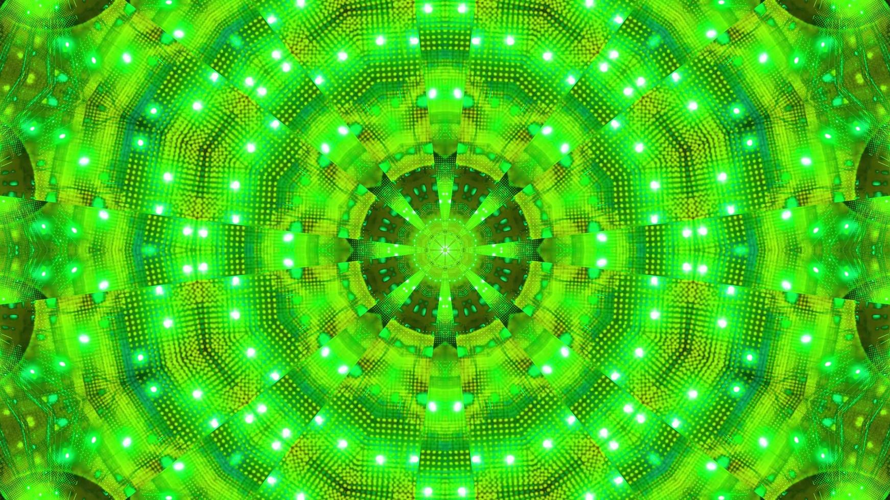 Green blue Blinking kalaidoscope 3d illustration background wallpaper photo