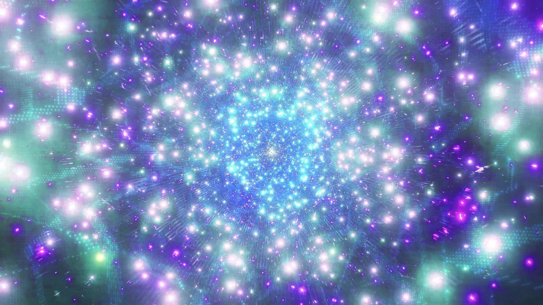 azul brillante espacio galaxia partículas 3d ilustración fondo papel tapiz diseño obra de arte foto