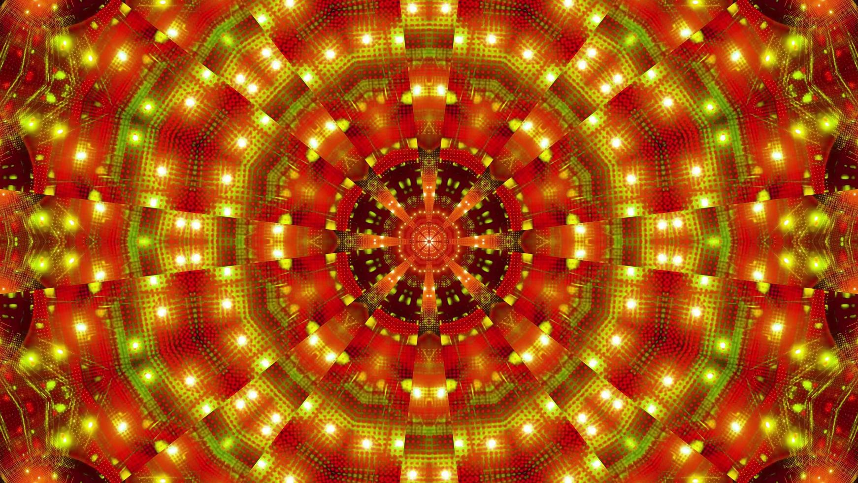 Green Red Blinking kalaidoscope 3d illustration background wallpaper photo