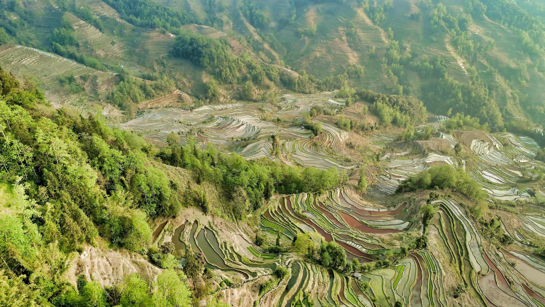 Chinese mountains during the day photo