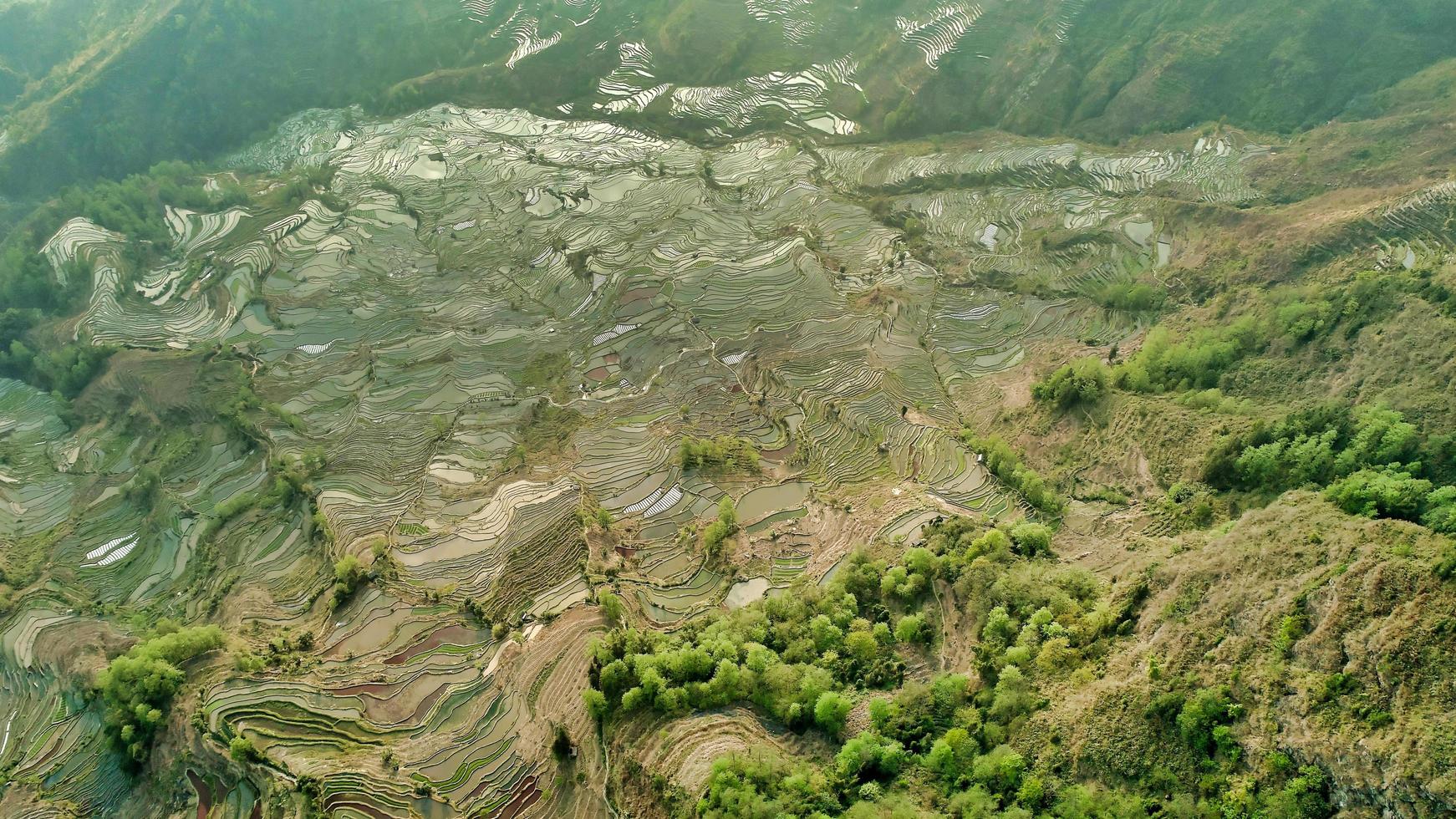 Hills in Yunnan, China photo