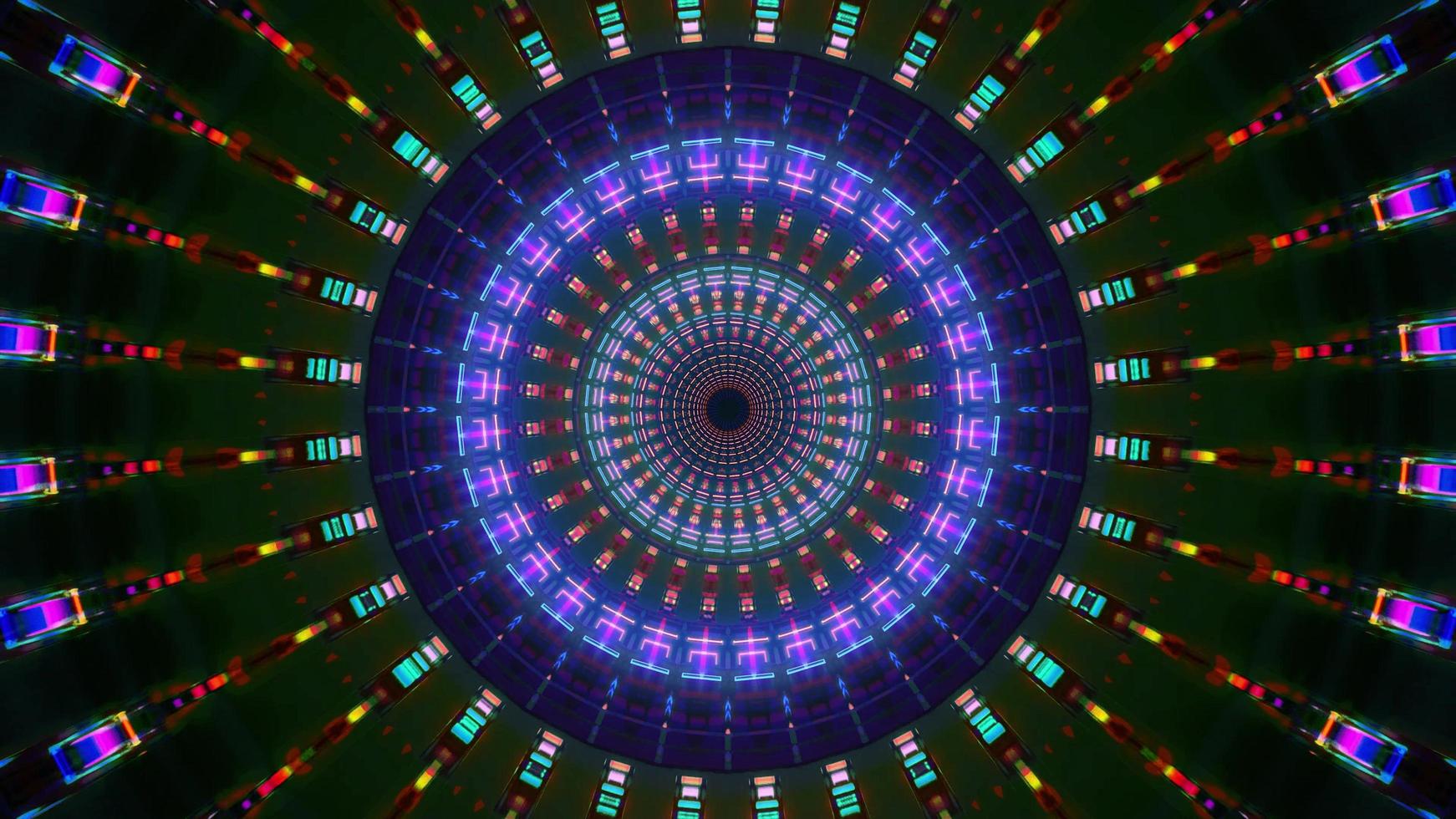 Round rotation reflection visual 3d illustration background wallpaper design artwork photo