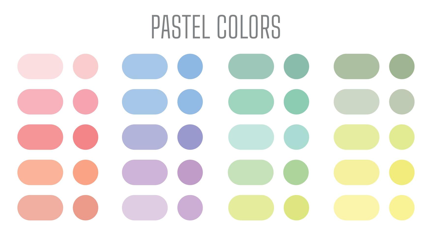 conjunto de fondos coloridos degradados pastel. temas de visualización modernos. diseño de plantillas para aplicaciones móviles. vector