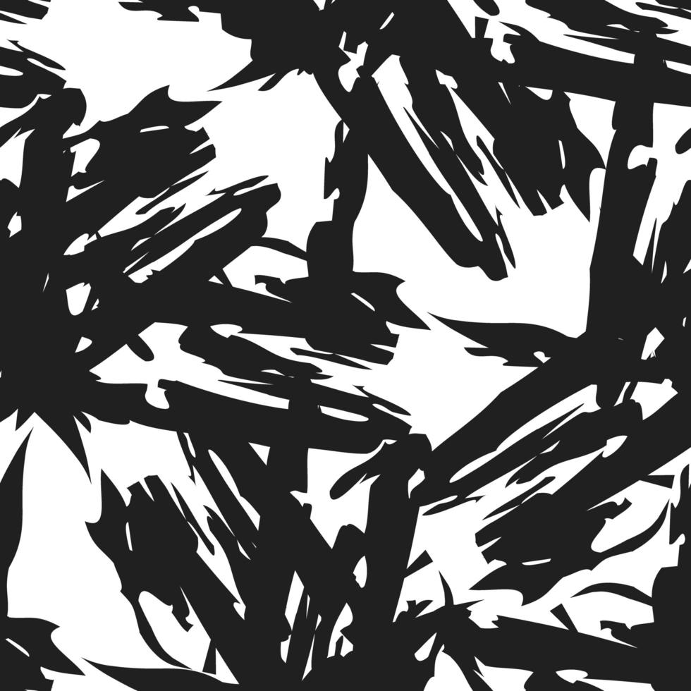 Vector seamless texture background pattern. Hand drawn, black, white colors.