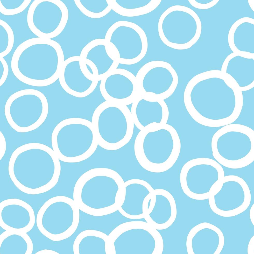 Vector seamless texture background pattern. Hand drawn, blue, white colors.