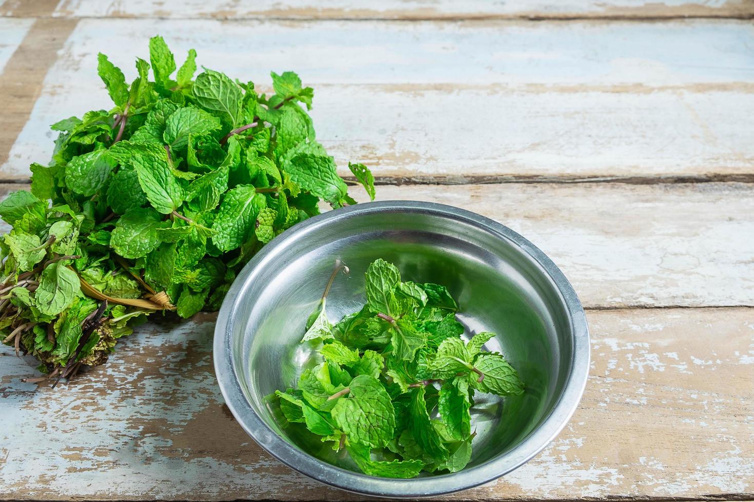 Mint in bowl photo