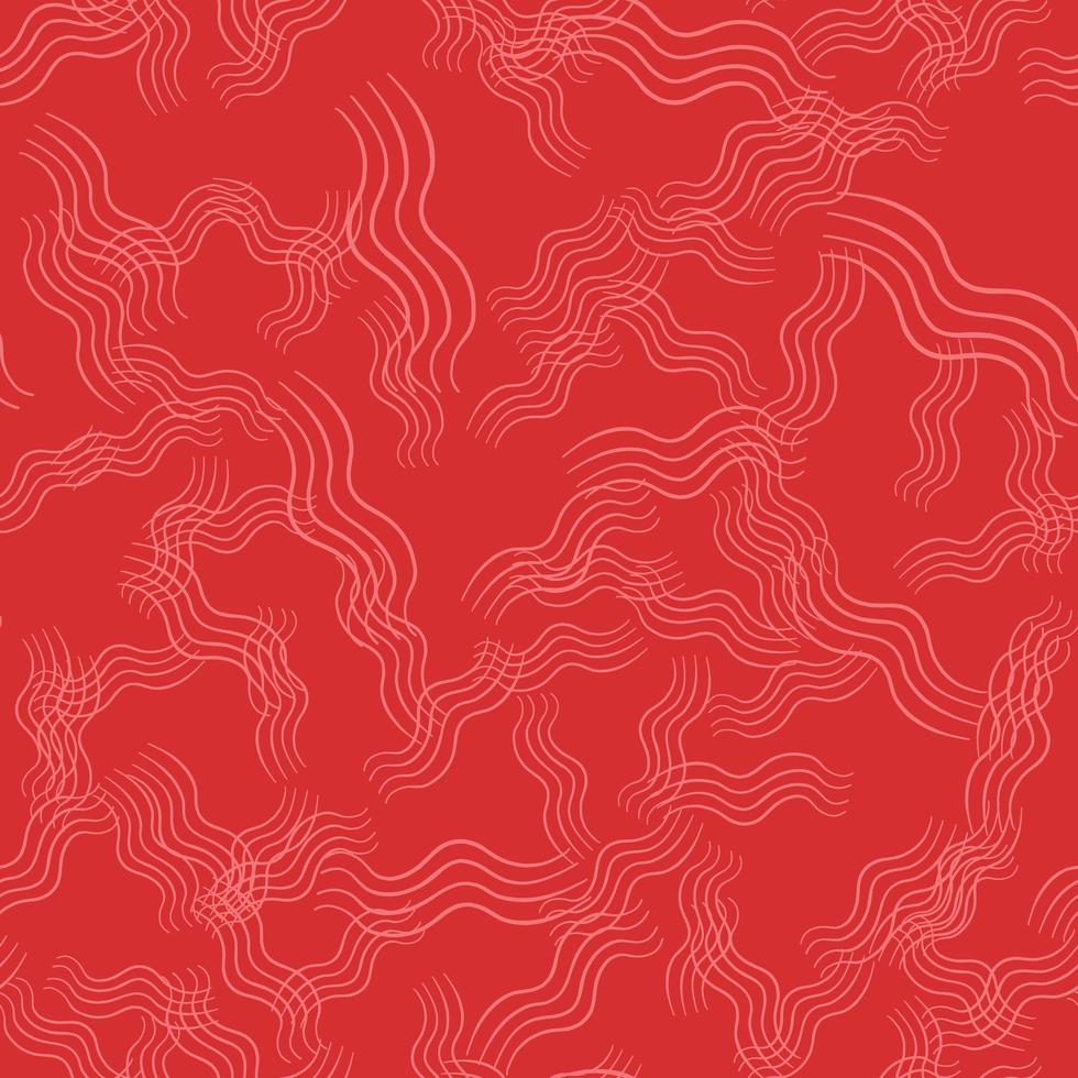 patrón de fondo de textura transparente de vector. dibujados a mano, colores rojos. vector