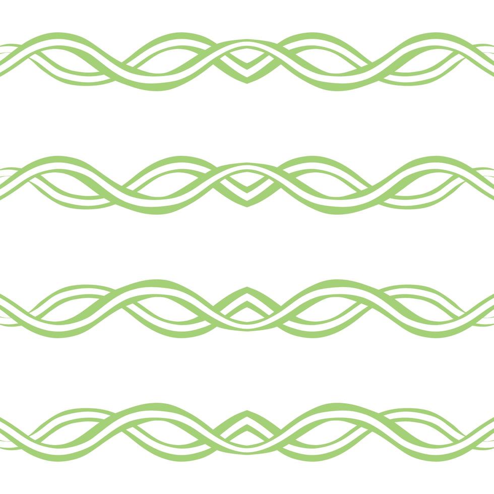 Vector seamless texture background pattern. Hand drawn, green, white colors.