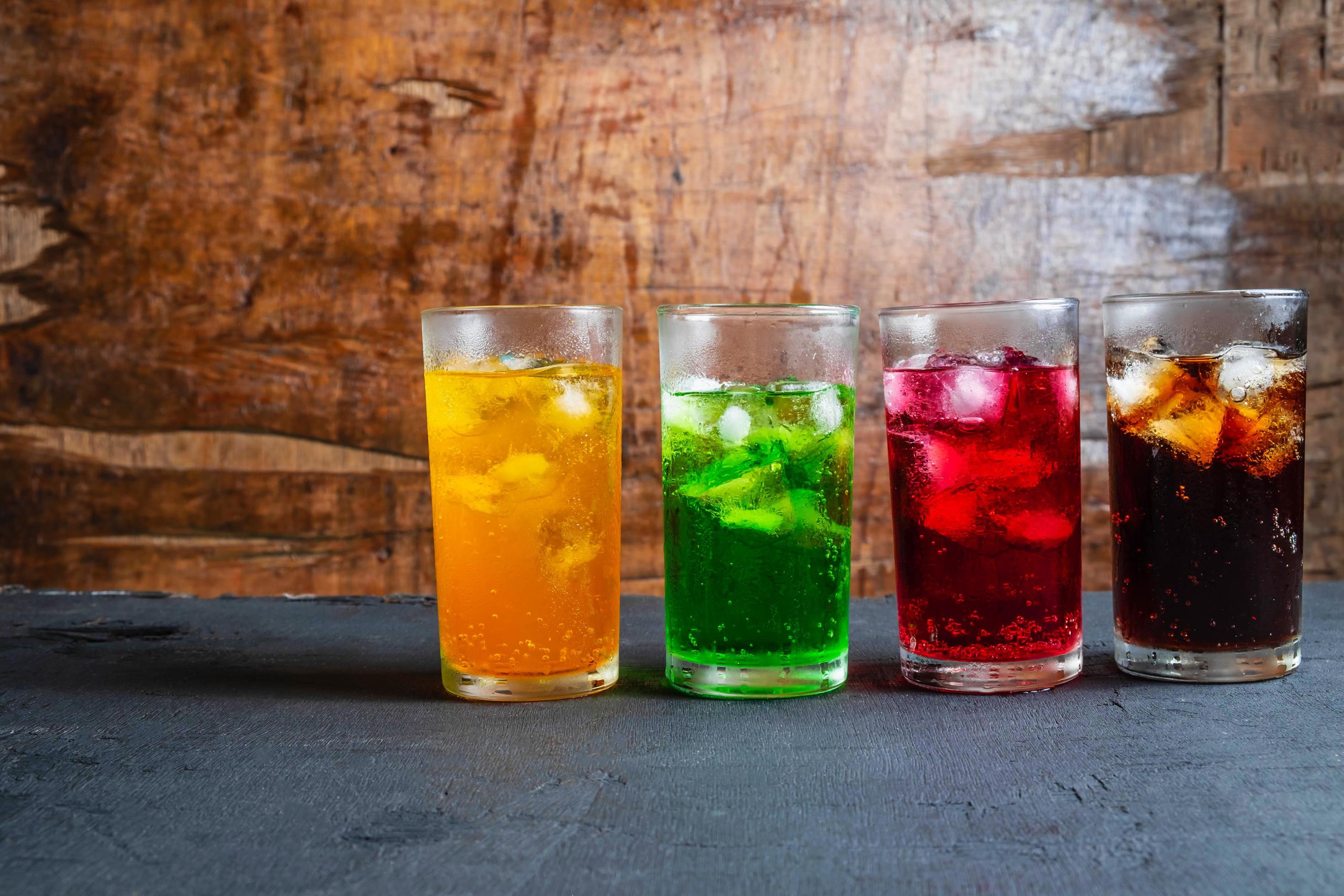 Assorted soft drinks 1903512 Stock Photo at Vecteezy