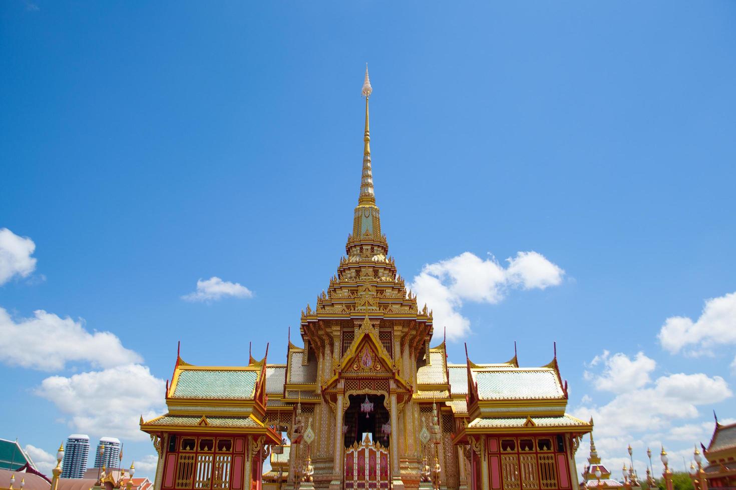 Buddhist temple in Thailand photo