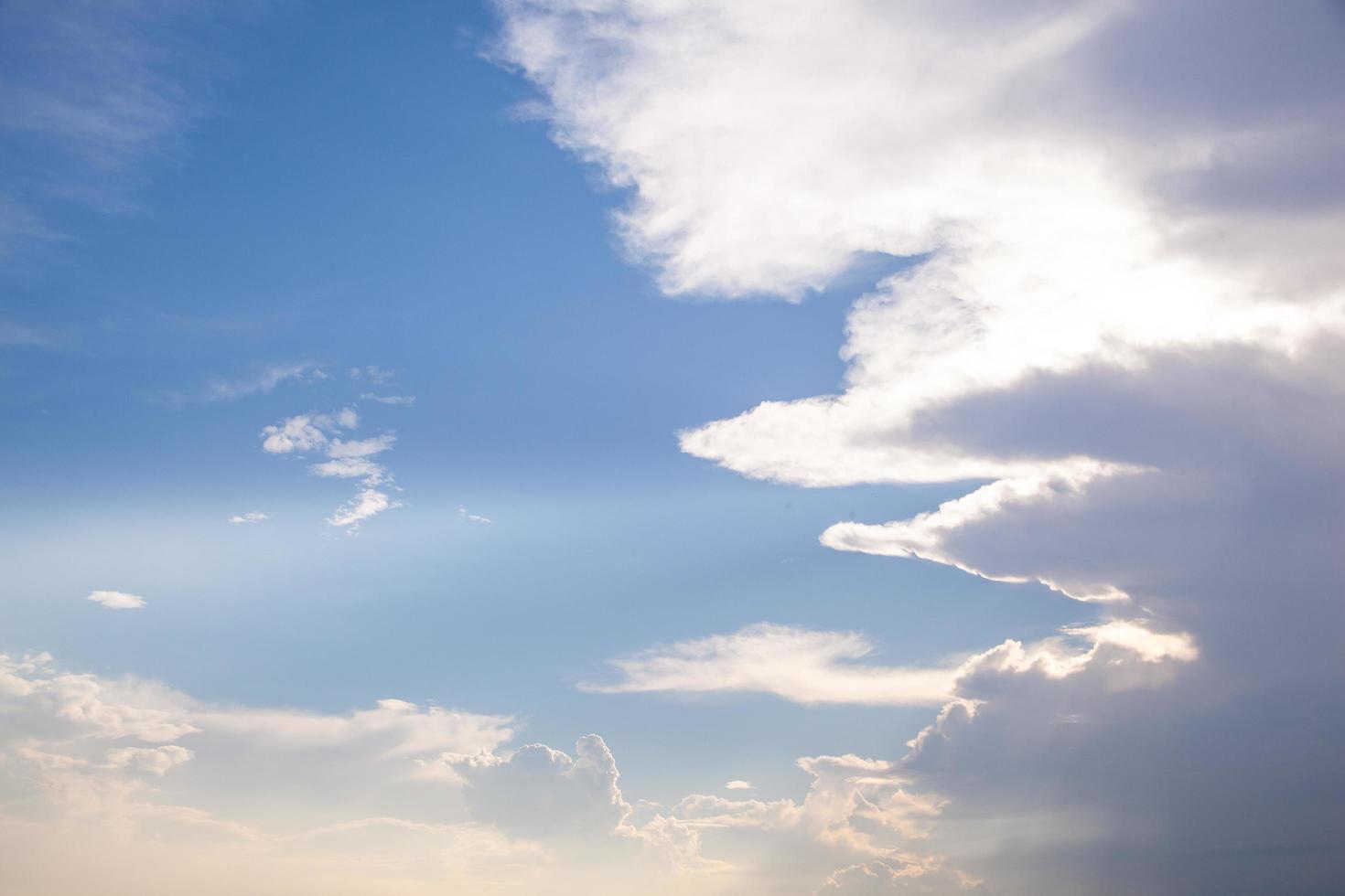 Clouds in the sky photo